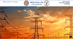 Desktop Screenshot of ibew204.com